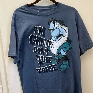 NWOT Disney's Grumpy T-Shirt Size Large